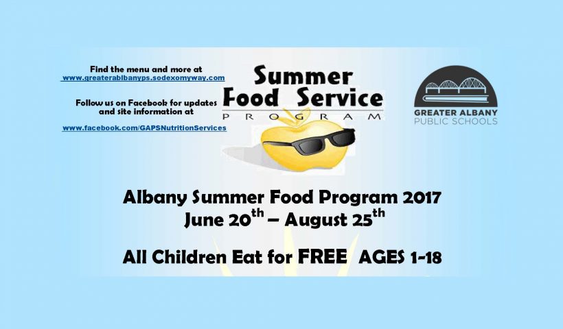 Summer Food Service Program Flyer