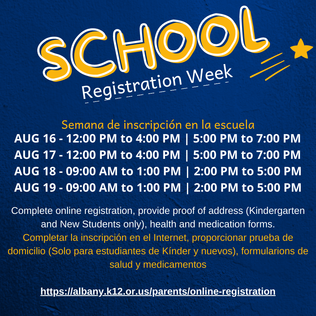 School Registration / Inscriopciones